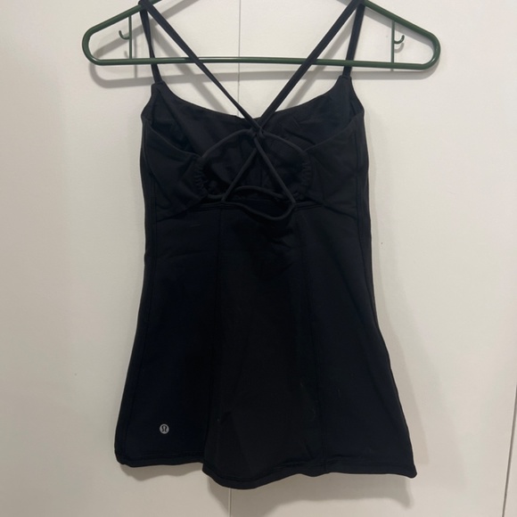 Lulu Lemon Black Tank - Built in Bra - Picture 2 of 3